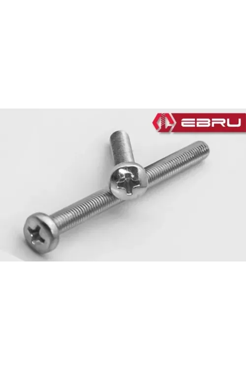 Yuvarlak Yıldız Başlı Ysb Civata M6x90 - 100 Adet