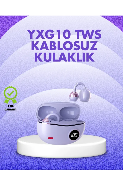 Yxg10 Kablosuz Kulaklık – Bluetooth 5.4, Dokunmatik, Led Ekranlı Şarj Kutusu