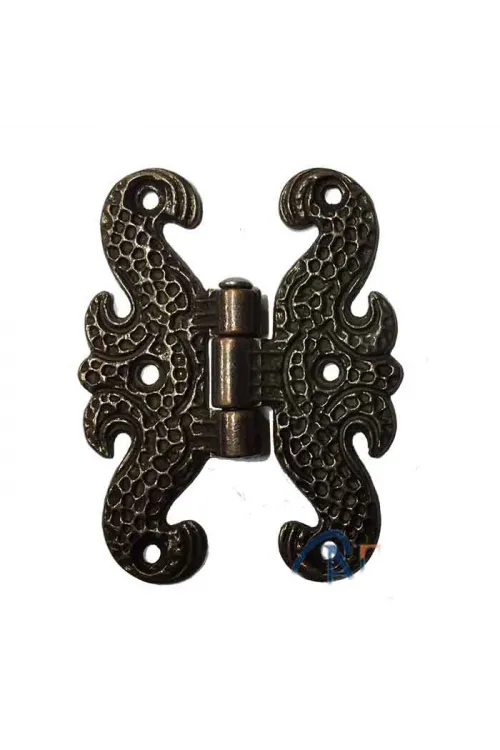 Zamak Kelebek Menteşe - Büyük, 50x67mm, Oksit, 100 Adet