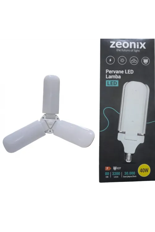 Zeonix 40w 3 Kanatlı Pervane Ampul