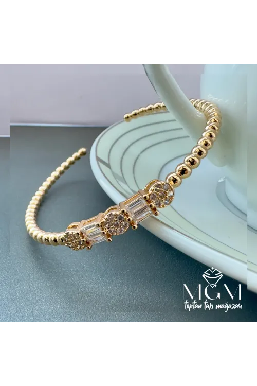 Zirkon Baget Taşlı Bileklik - Kbl0025