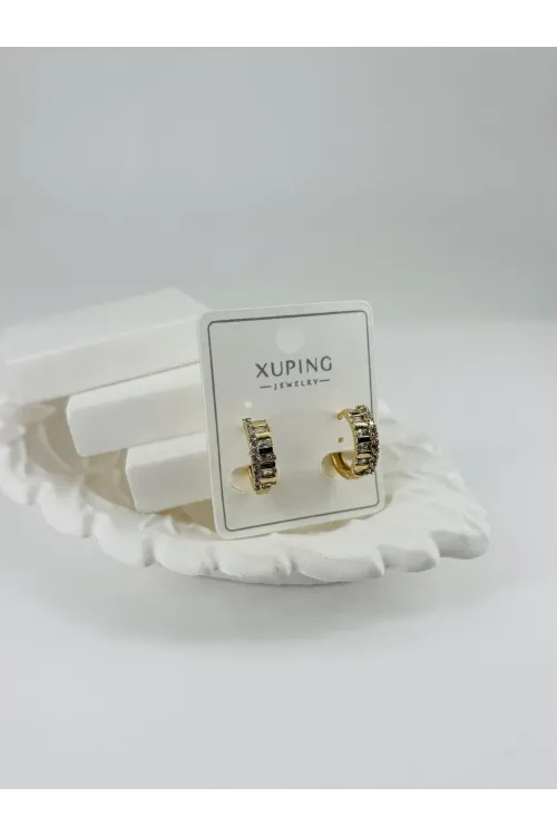 Zirkon Taşlı Pirinç Zirkon Küpe - Kp00306