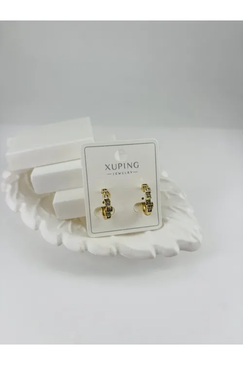 Zirkon Taşlı Pirinç Zirkon Küpe - Kp00309