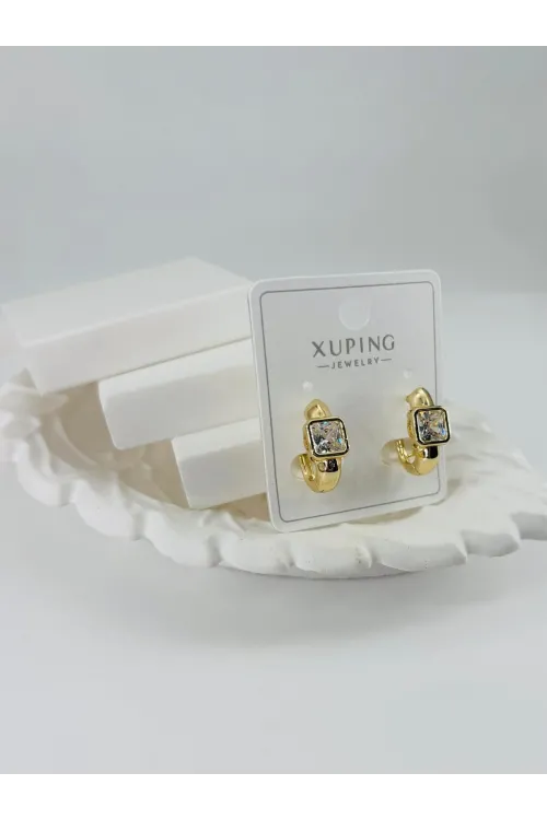 Zirkon  Taşlı Pirinç Zirkon Küpe - Kp00357