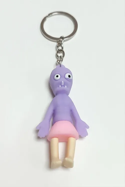 Zombi Silikon Anahtarlık