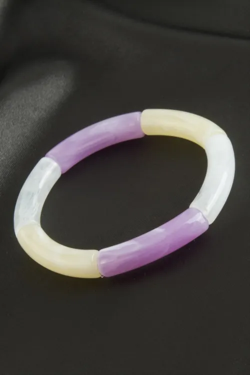Zr Model Silindir Plastik Bileklik