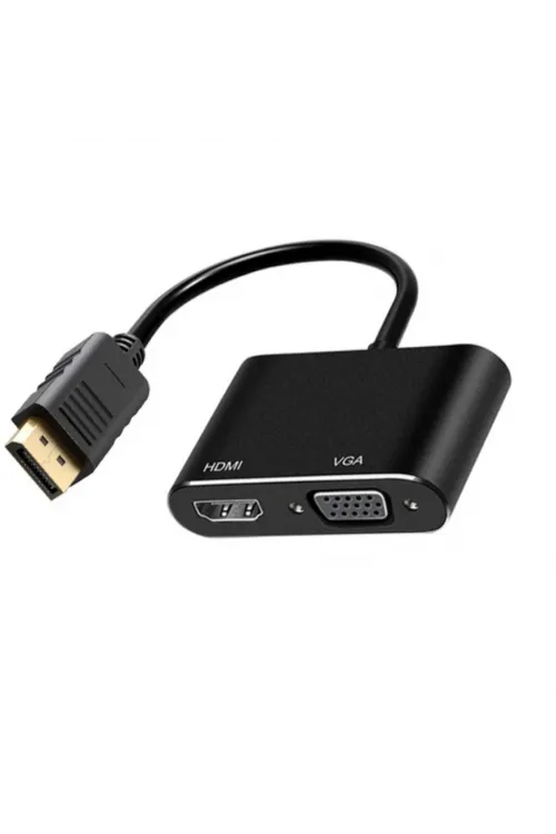 ZR723 Dp To Hdmı+Vga Çevirici