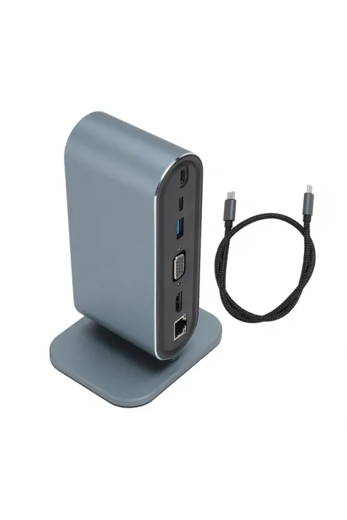 ZR773 Type-C Support 4K 12 İn 1 Dock Model Pd Station