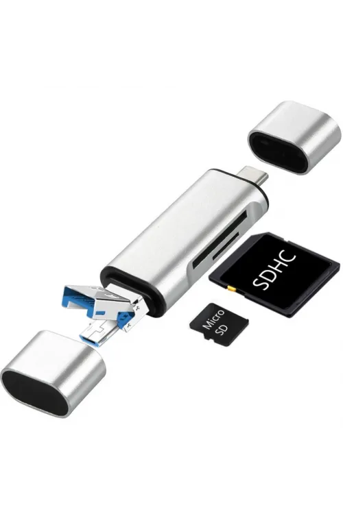 ZR825 Type-C Usb 3 İn 1 Card Reader