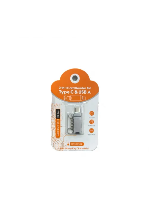 ZR967 Type-C Usb 2İn1 Card Reader