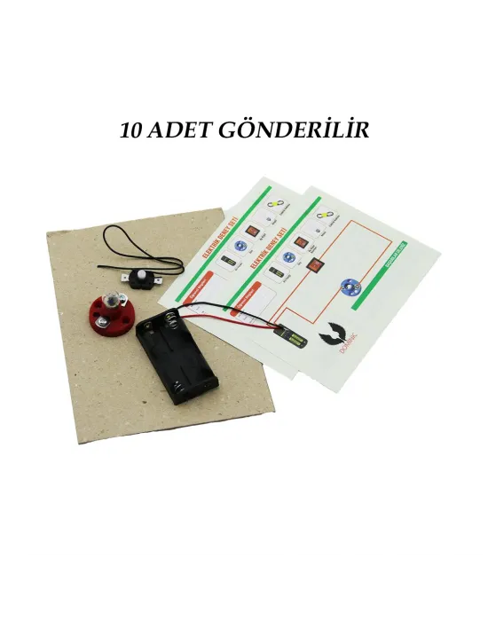 10 Adet Elektrik Deney Seti