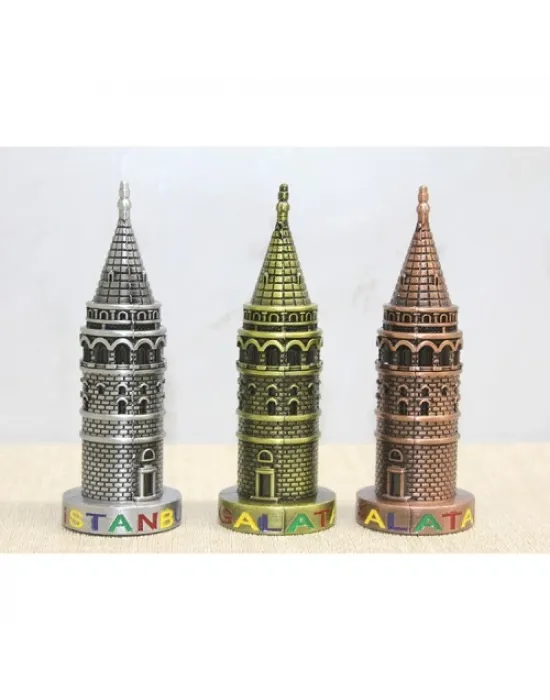 10 cm Metal Galata Kulesi