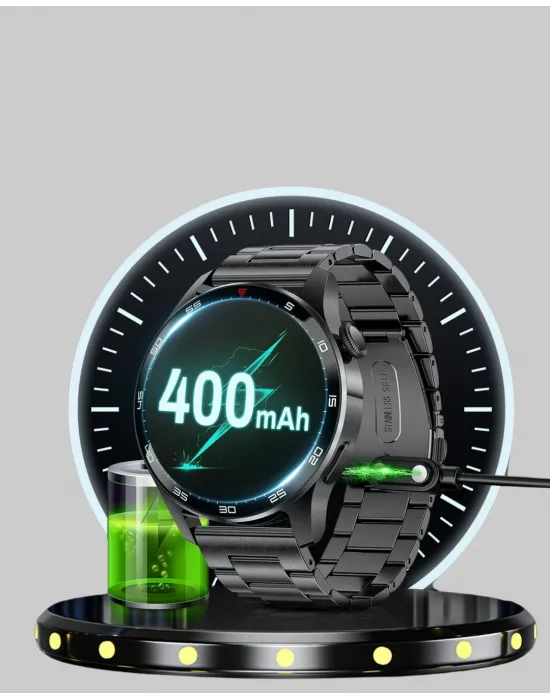 100mah Şarjlı Akıllı Saat – Mesaj Bildirimi, Müzik Kontrolü Ve Ergonomik Tasarım