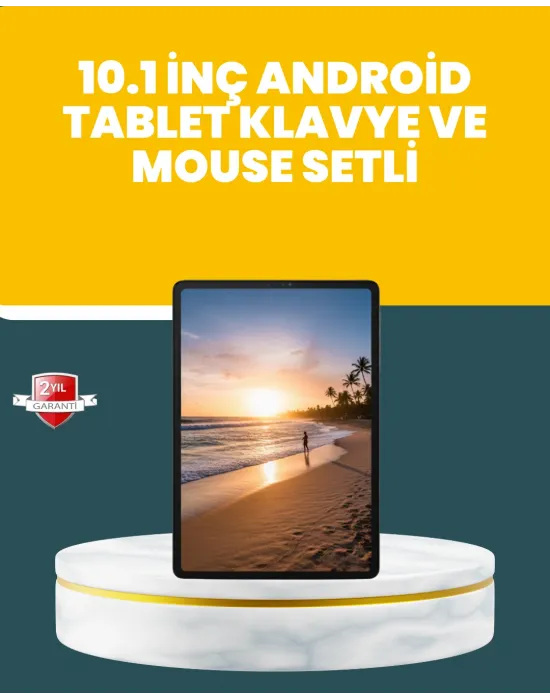 10.1 İnç Ips Ekranlı Android Tablet Bilgisayar Seti