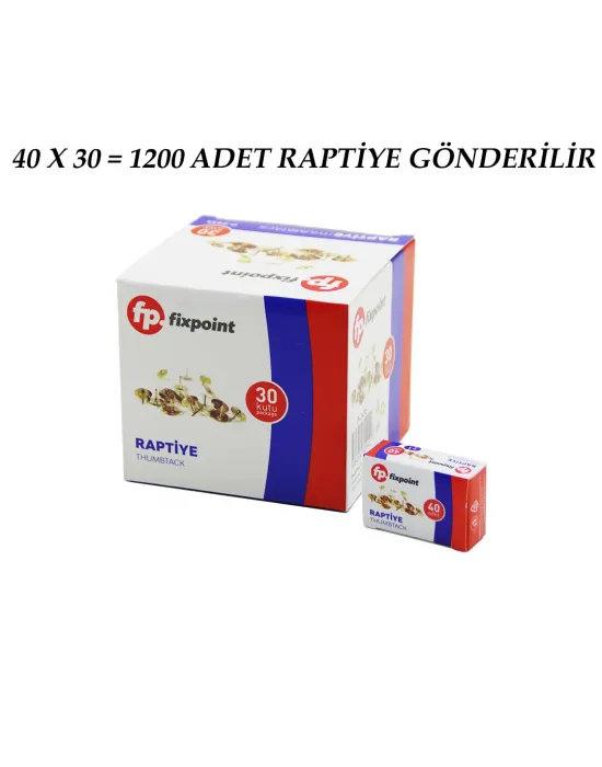 1200 Adet Metal Raptiye = 40pcs X 30