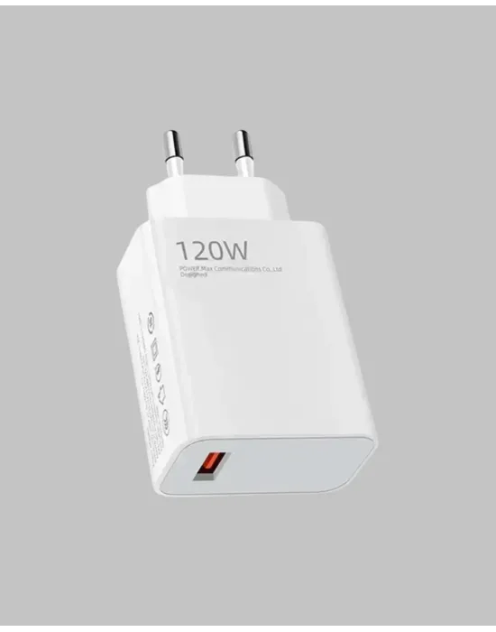 120w Hızlı Şarj Başlığı Ultra Güçlü Type-c Adaptör Kablo Dahil