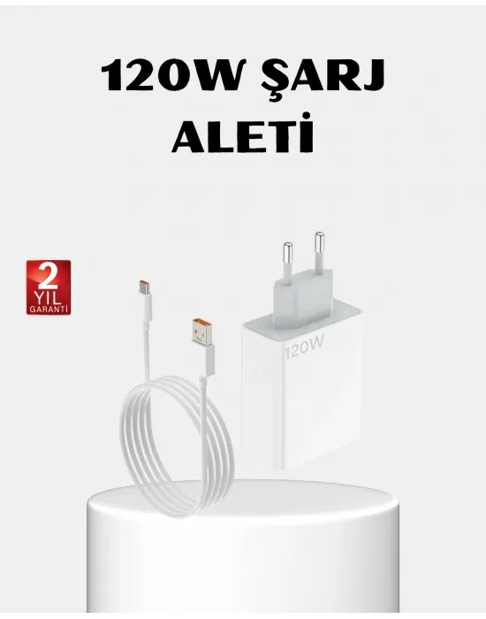 120w Type-c Hızlı Şarj Adaptörü – Akıllı Koruma Ve Turbo Güç Desteği