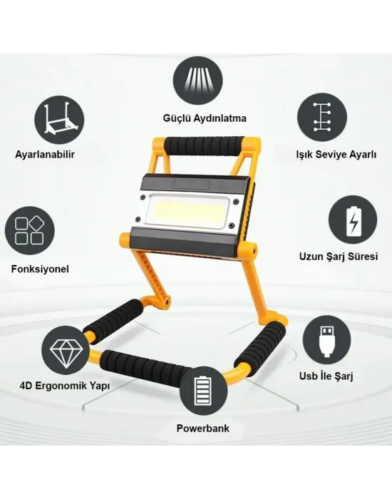 1300 Lümen Güçlü Aydınlatma Wt-328