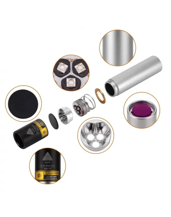 15 Watt 365nm Ultraviyole  Para Işığı  Wt-305