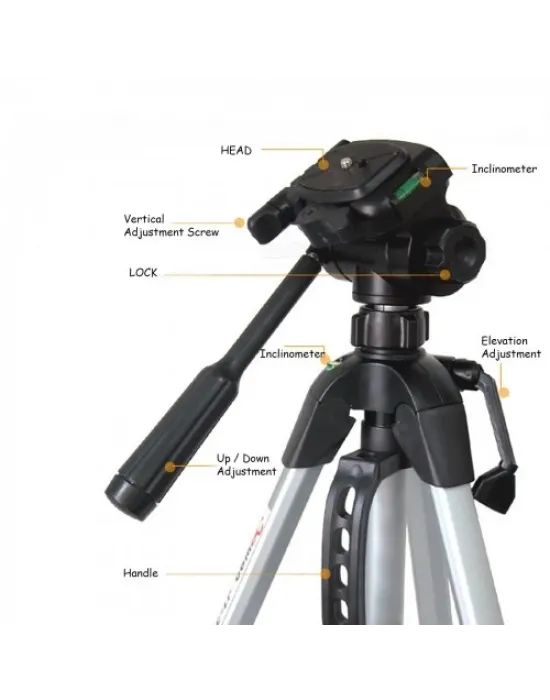 1570 Mm Tripod 3yönlü Profesyonel Süper Kalite