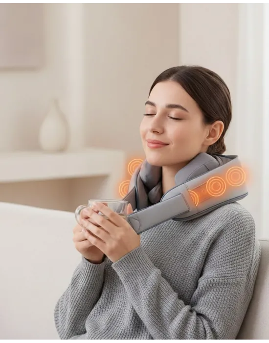 1800mah Pil Kapasiteli Boyun Masaj Aleti