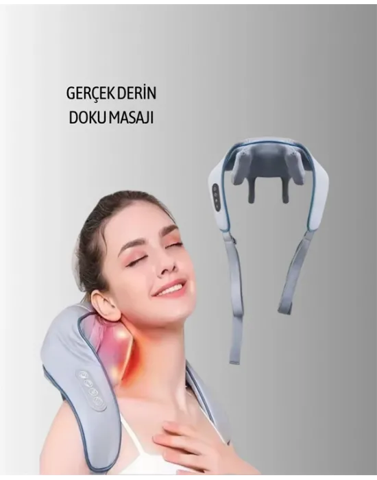 1800mah Pil Kapasiteli Boyun Masaj Aleti