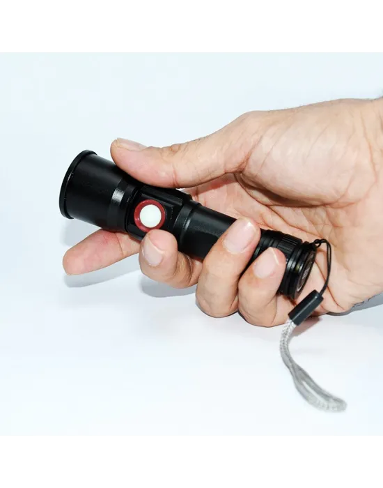 2 Led 1.000 Lümen Usb Şarjlı El Feneri Wt-611