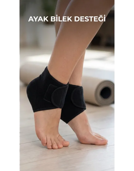 2li Silikon Tabanlı Topuk Destekli Ortopedik Çorap Seti