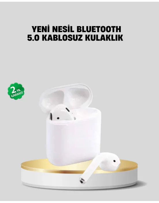 2. Nesil Bluetooth 5.0 Kablosuz Kulaklık Su Geçirmez Hd Ses