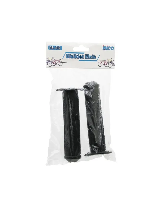 2 Pcs Set Siyah - Silikon Bisiklet Elcik