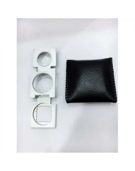 20 Mm Büyüteç Lup Dokumacı Büyüteci Full Çelik Katlanabilir Th9007a