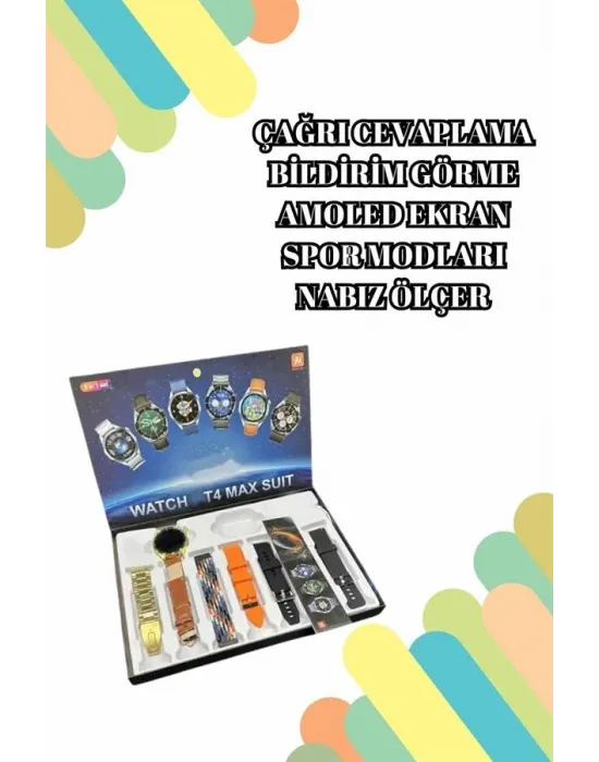 2025 Model Çok Kordonlu Akıllı Saat Ve Bluetooth Kulaklık El Fenerli
