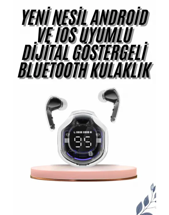 2025 Model Kablosuz Bluetooth Kulaklık Anc Enc Destekli Hifi Stereo