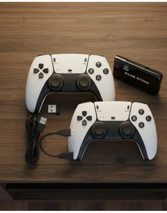 20600 Oyunlu Retro Oyun Konsolu Kablosuz Joystick