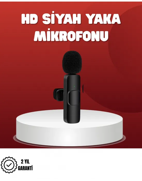 2’li Kablosuz Yaka Mikrofonu İphone İçin Profesyonel Video Ses