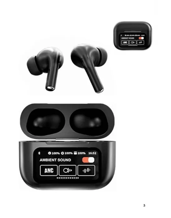 2.nesil Pro Ekranlı Sesli Görüşme Yapabilen Kablosuz Bluetooth Kulaklık