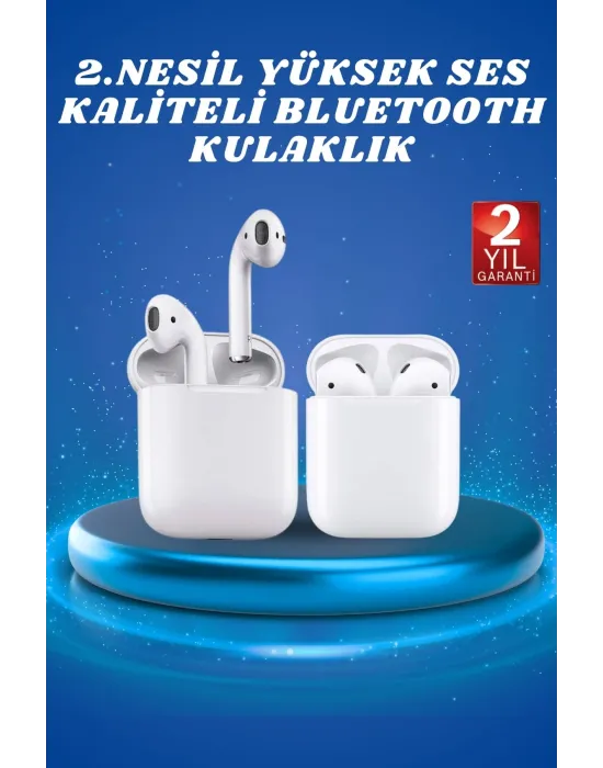 2.nesil Yeni Model Tws Bluetooth Kulaklık Dokunmatik Kontrol Yüksek Ses Kaliteli