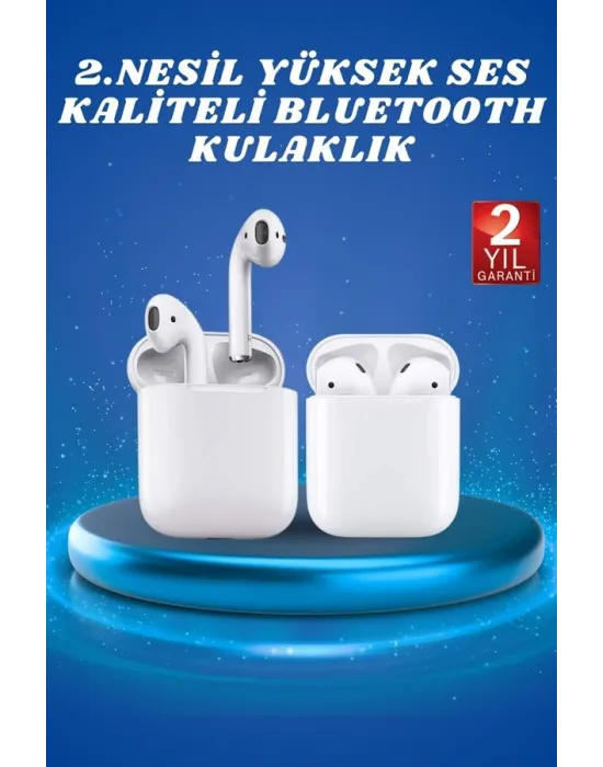2.nesil Yeni Model Tws Bluetooth Kulaklık Dokunmatik Kontrol Yüksek Ses Kaliteli