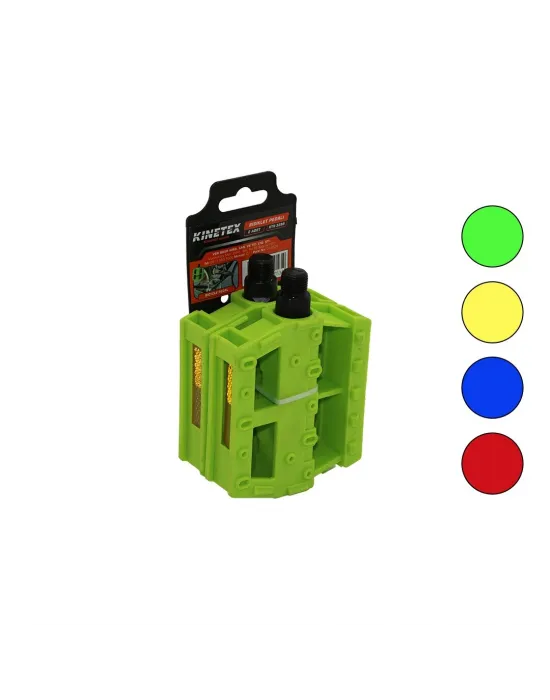 2pcs   Büyük=9.8x8.4cm  Bisiklet Pedalı  Yan Reflektörlü