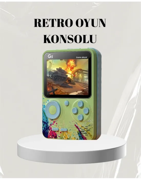 3 İnç Renkli Ekranlı Taşınabilir El Konsolu – G5 Modeli