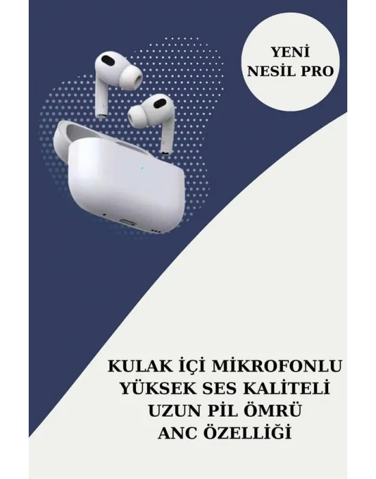 3 Kordonlu Pembe Amoled Ekran Akıllı Saat Ve Yeni Nesil Pro Kablosuz Bluetooth Kulaklık Anc/enc
