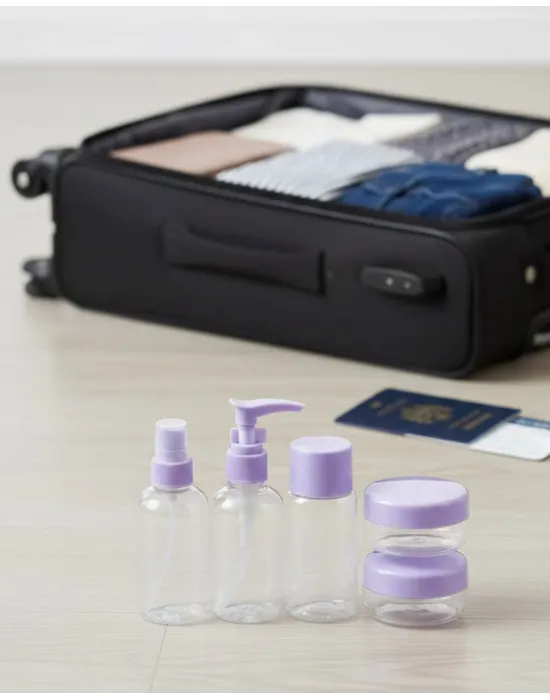 30 Ml 5 Parça Seyahat Şişesi Seti Sızdırmaz Taşınabilir