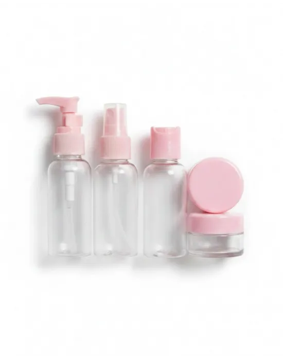 30 Ml 5’li Seyahat Banyo Şişe Seti Çantalı