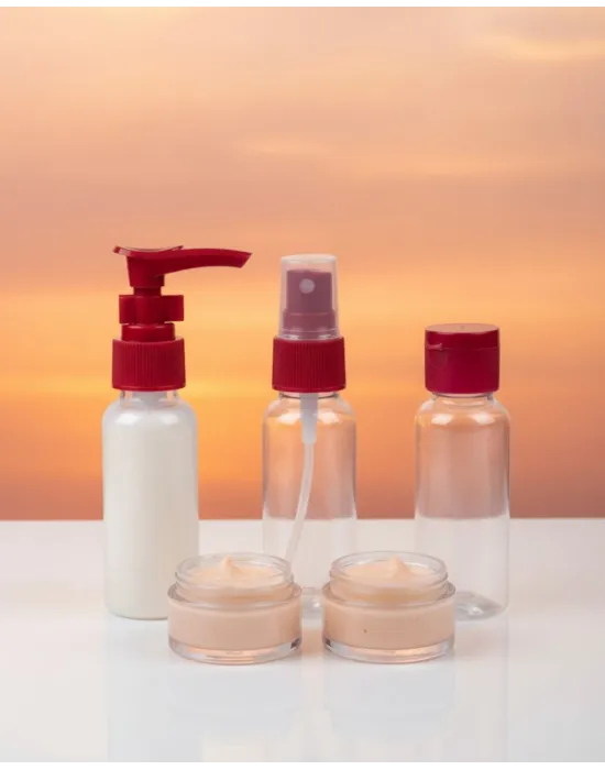 30 Ml 5’li Seyahat Banyo Şişe Seti Sızdırmaz Tasarım