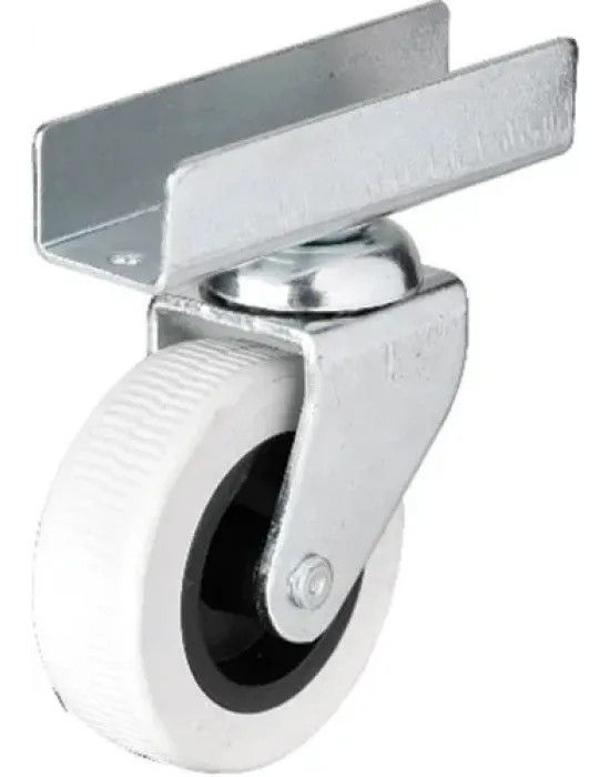323 - 50x20 Mm Gri Uzun U Tablalı Teker 4 Adet