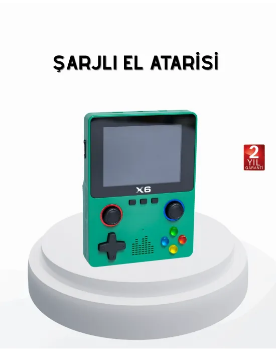 3.5 İnç Ips Ekranlı Taşınabilir Oyun Konsolu Ergonomik Çift Tetikli