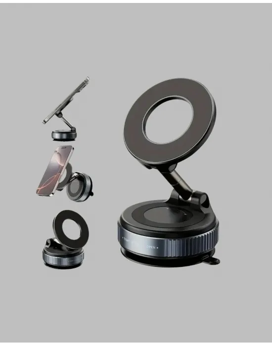 360 Derece Ayarlanabilir Manyetik Araç Telefon Standı
