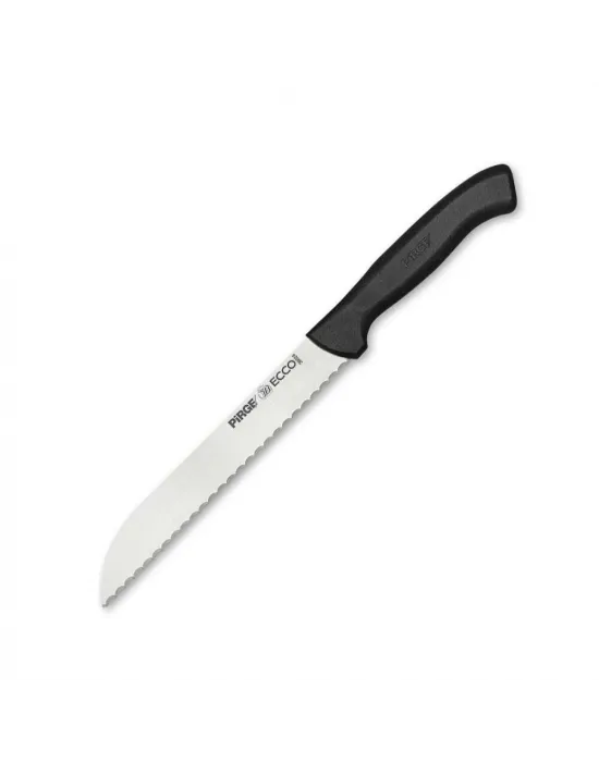 38024 Ecco Pro Ekmek Bıçağı 17,5 Cm - Siyah