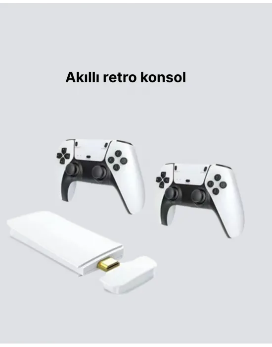 3d Ve 4k Görüntü Kaliteli Çok Oyunculu Retro Oyun Konsolu