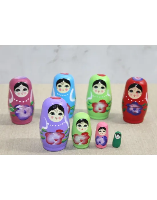 4lü Ahşap Matruşka Alk3814